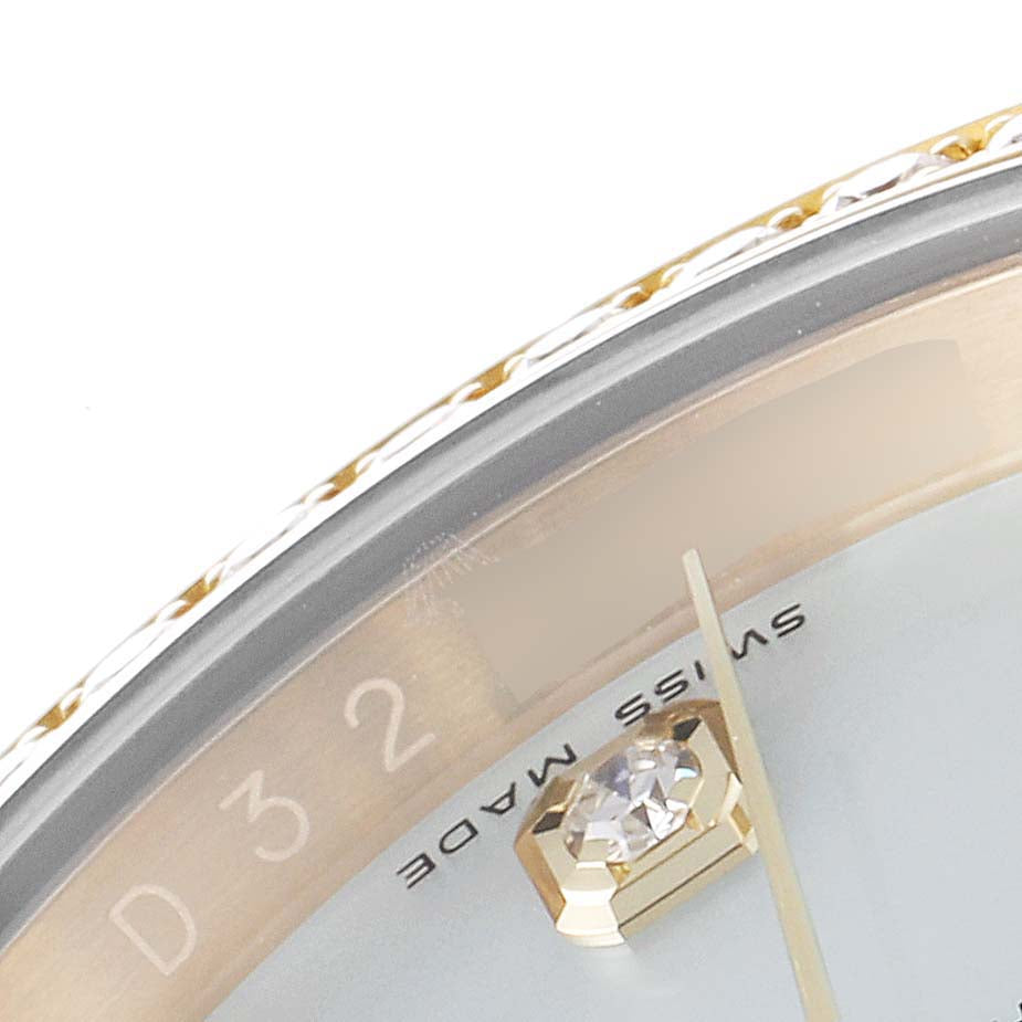 Rolex Datejust Yellow Gold MOP Diamond Dial Mens Watch 116188
