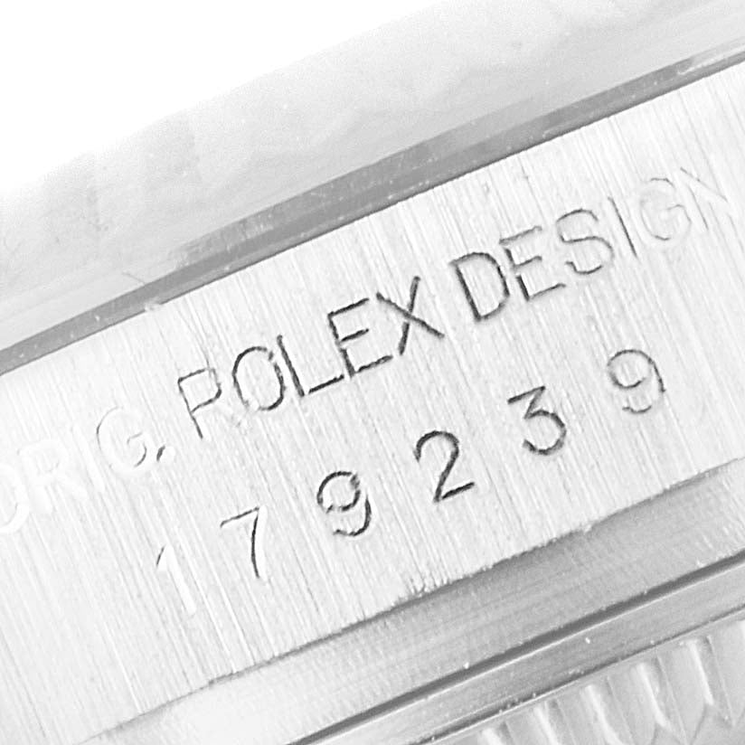 Rolex President White Gold Mother of Pearl Diamond Ladies Watch 179239 Box Card