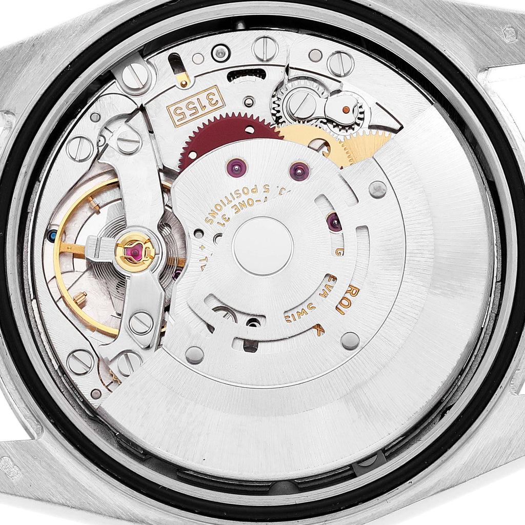 Rolex President Day-Date 18k White Gold Diamond Mens Watch 118339 Box Card