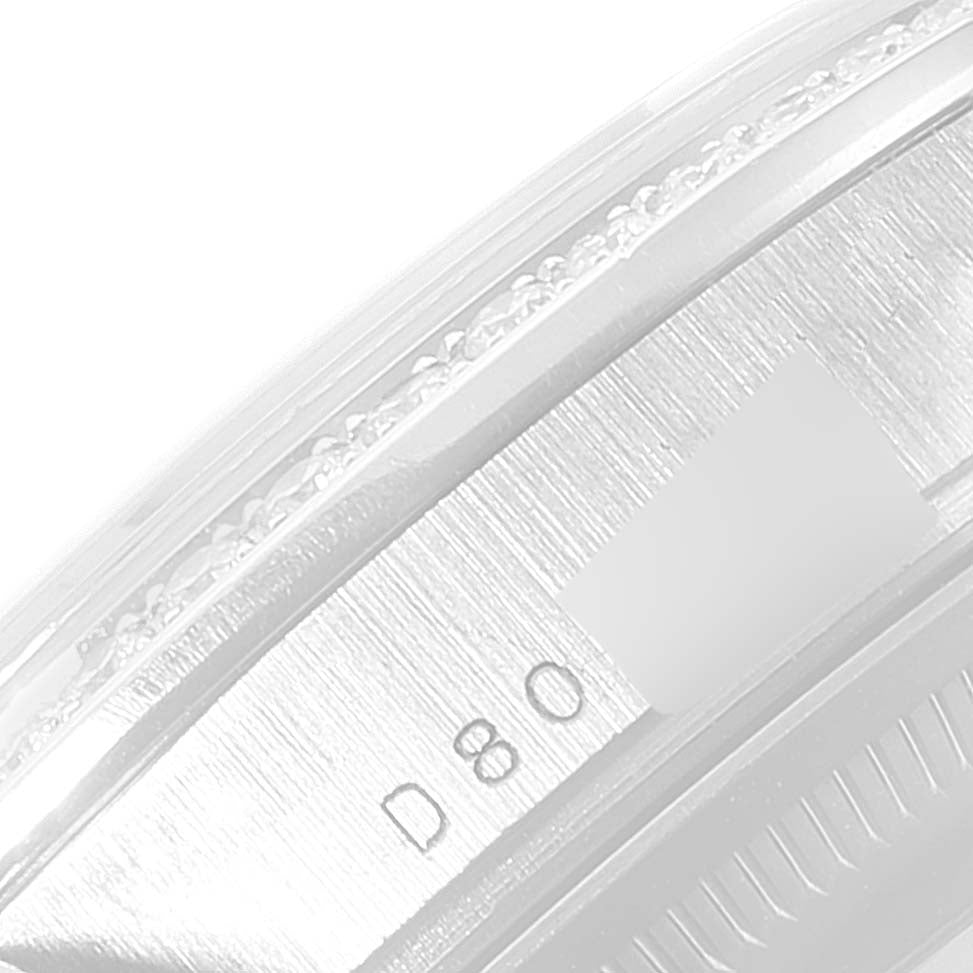 Rolex President Day-Date White Gold Myriad Diamond Mens Watch 118389 Box Papers
