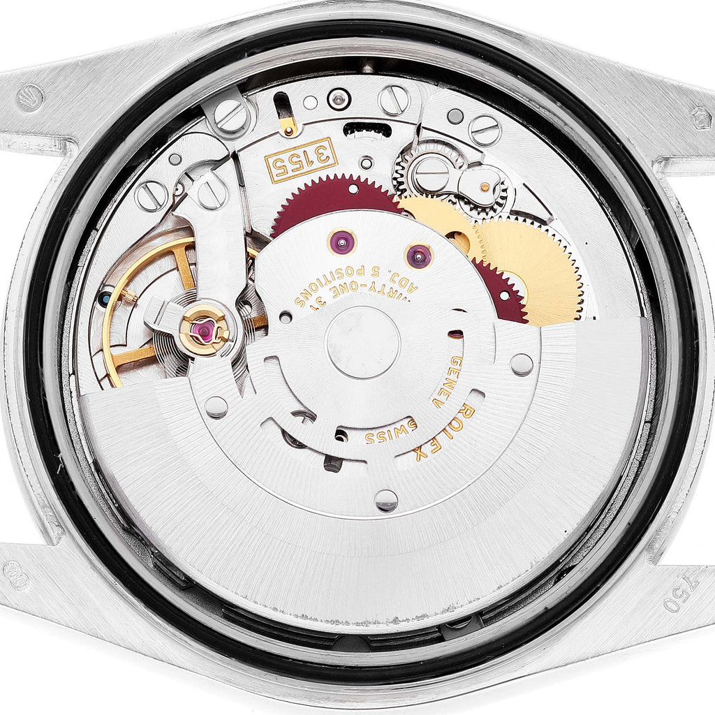 Rolex President Day-Date White Gold Mother of Pearl Diamond Mens Watch 118389 Box Card