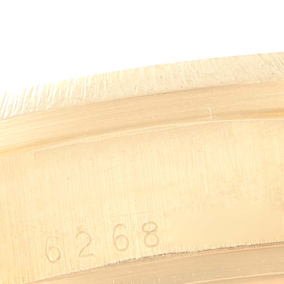 Rolex President Day-Date 18k Yellow Gold Bark Finish Mens Watch 18078