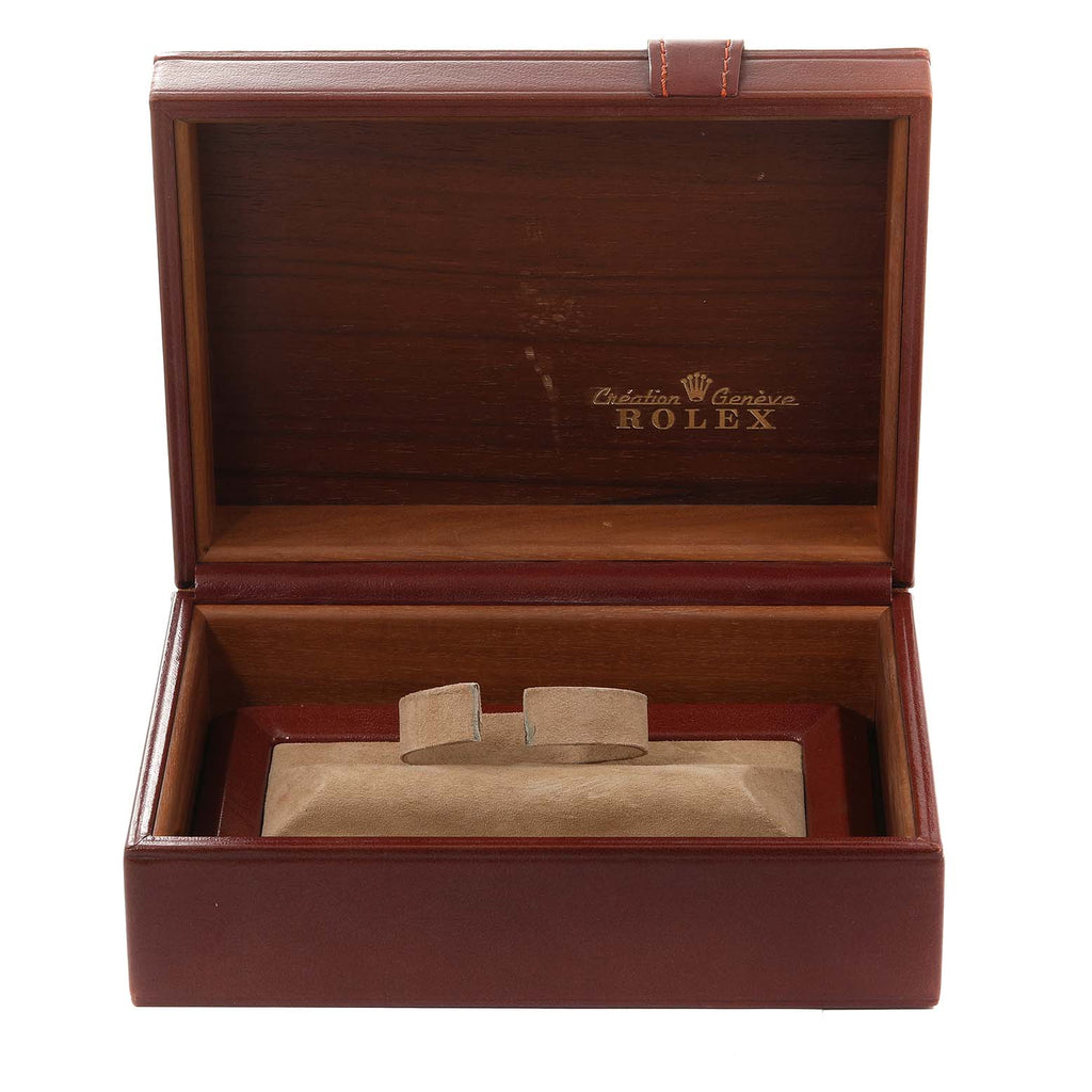 Rolex President Day-Date 18K Yellow Gold Diamond Mens Watch 18308 Box Service Papers