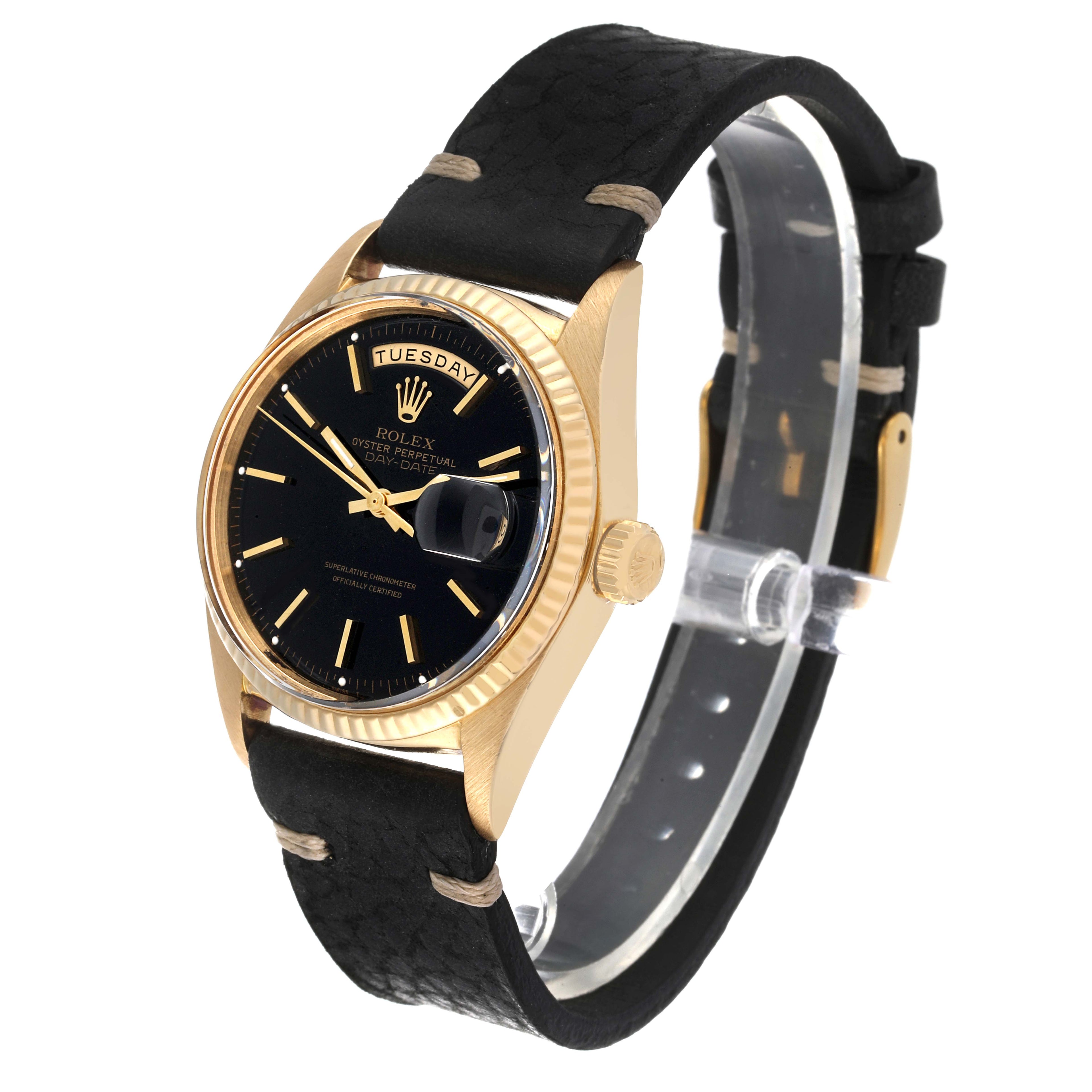 Rolex President Day-Date 18k Yellow Gold Vintage Mens Watch 1803