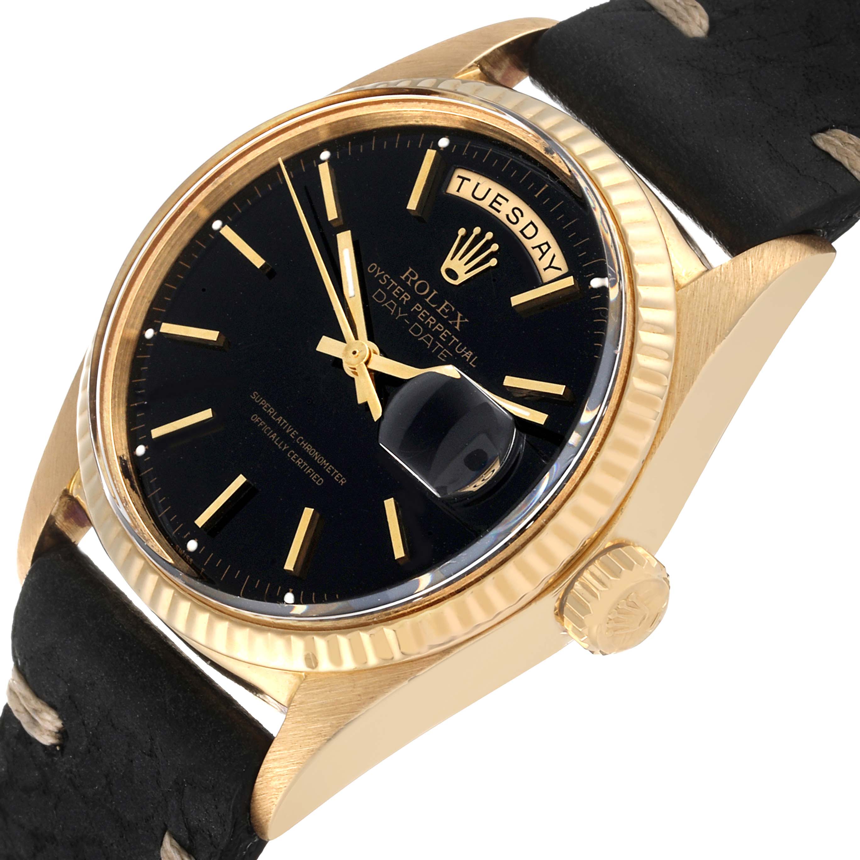 Rolex President Day-Date 18k Yellow Gold Vintage Mens Watch 1803