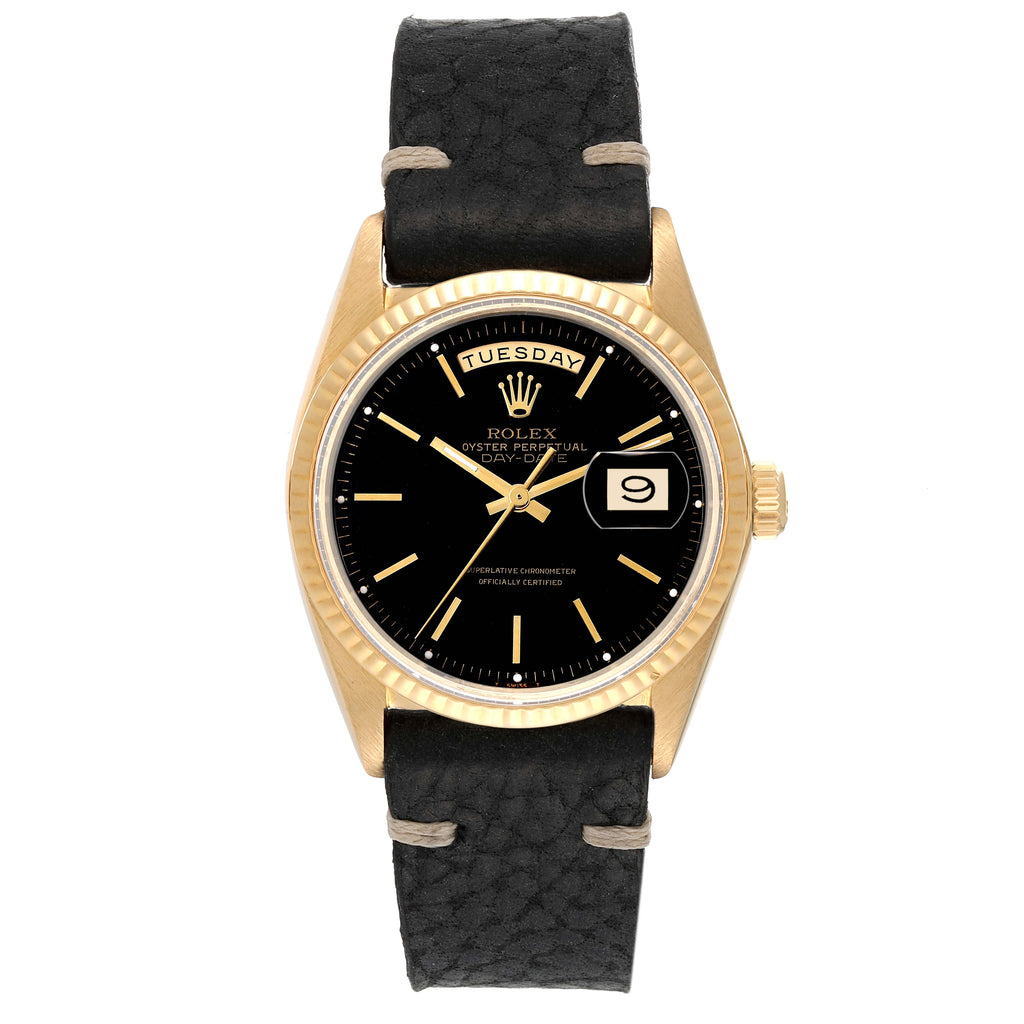 Rolex President Day-Date 18k Yellow Gold Vintage Mens Watch 1803