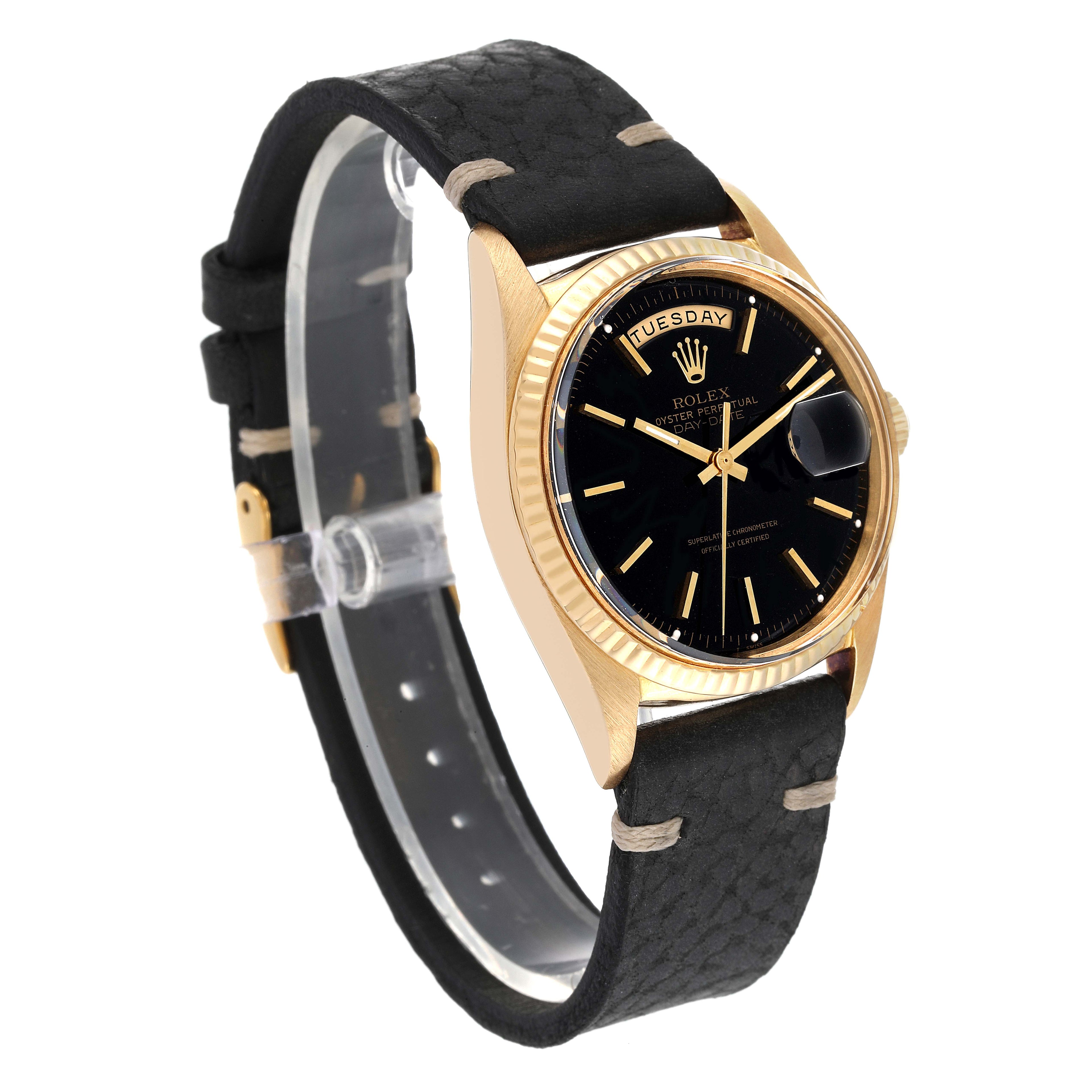 Rolex President Day-Date 18k Yellow Gold Vintage Mens Watch 1803