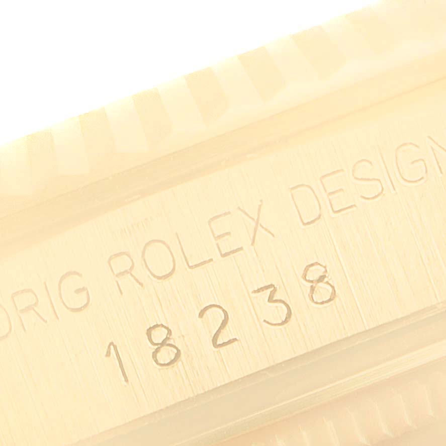 Rolex President Day-Date 18k Yellow Gold White Dial Mens Watch 18238