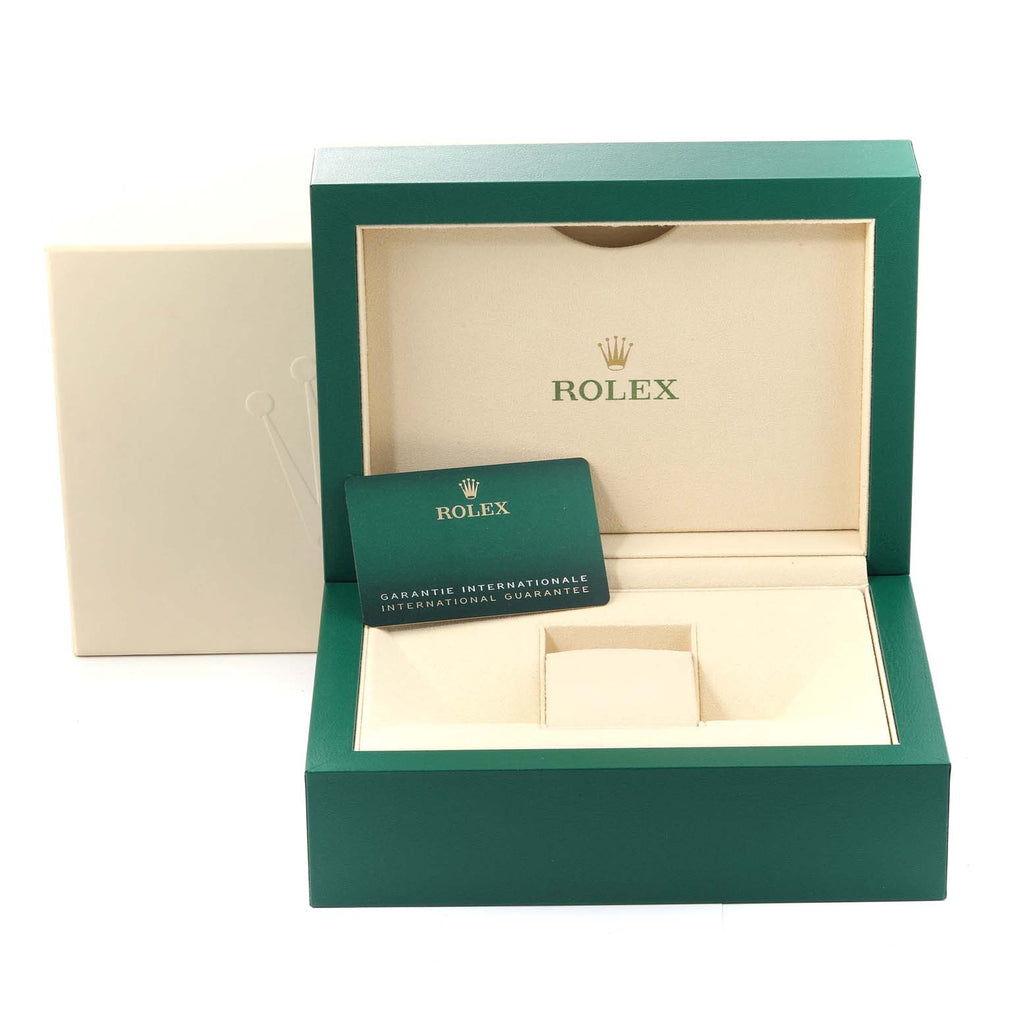 Rolex President Day Date Rose Gold Eisenkiesel Stone Diamond Mens Watch 128345 Unworn