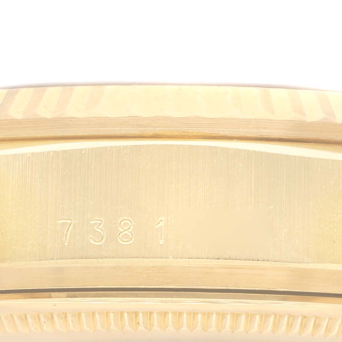 Rolex President Day-Date 36 White Dial Yellow Gold Mens Watch 18038