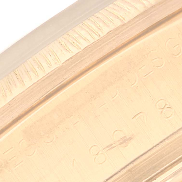 Rolex President Day-Date 36 Yellow Gold Bark Finish Mens Watch 18078