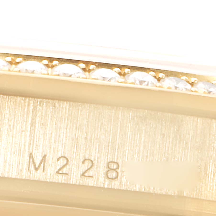 Rolex President Day-Date Yellow Gold Diamond Dial Bezel Lugs Mens Watch 118388