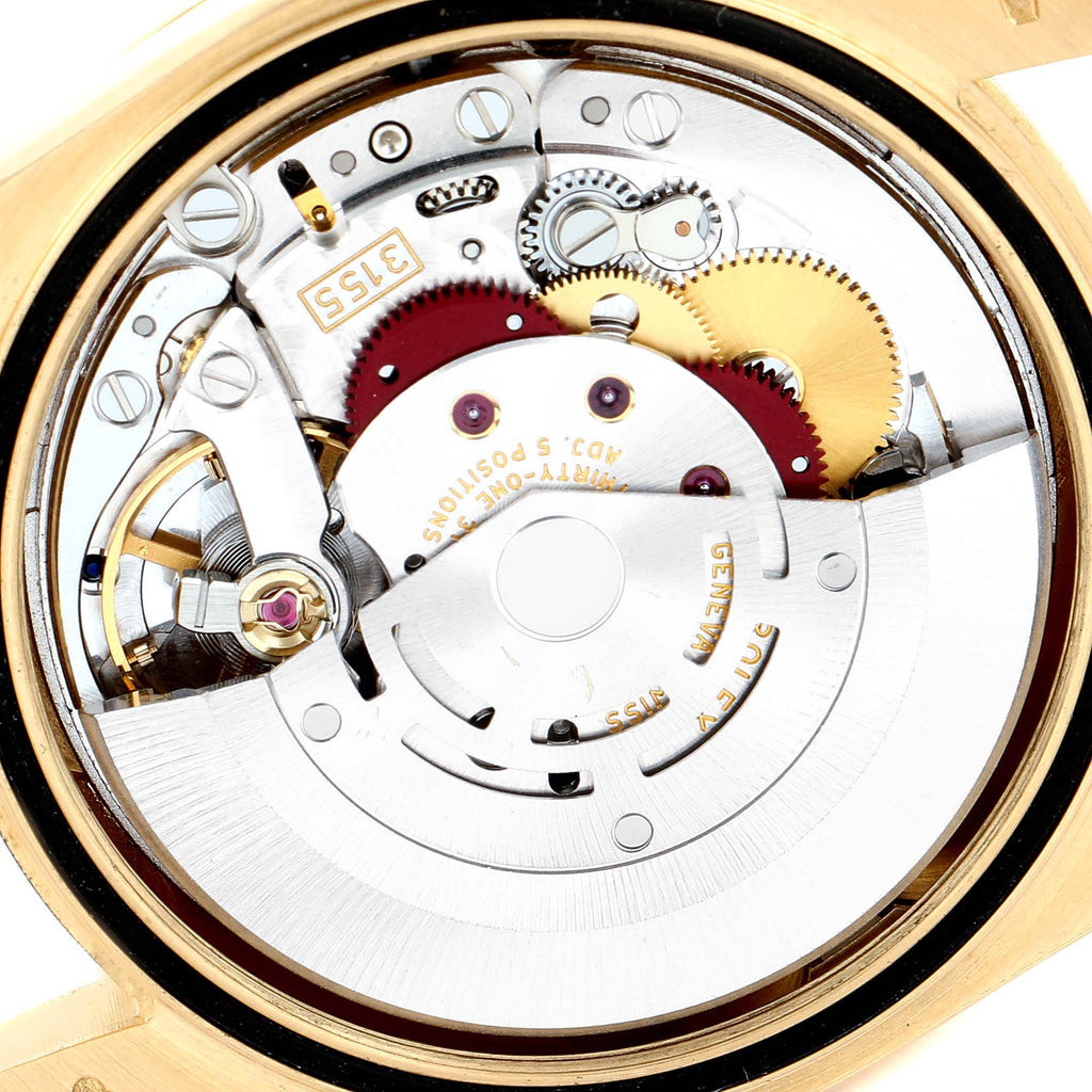 Rolex President Day-Date Yellow Gold Diamond Dial Bezel Lugs Mens Watch 118388