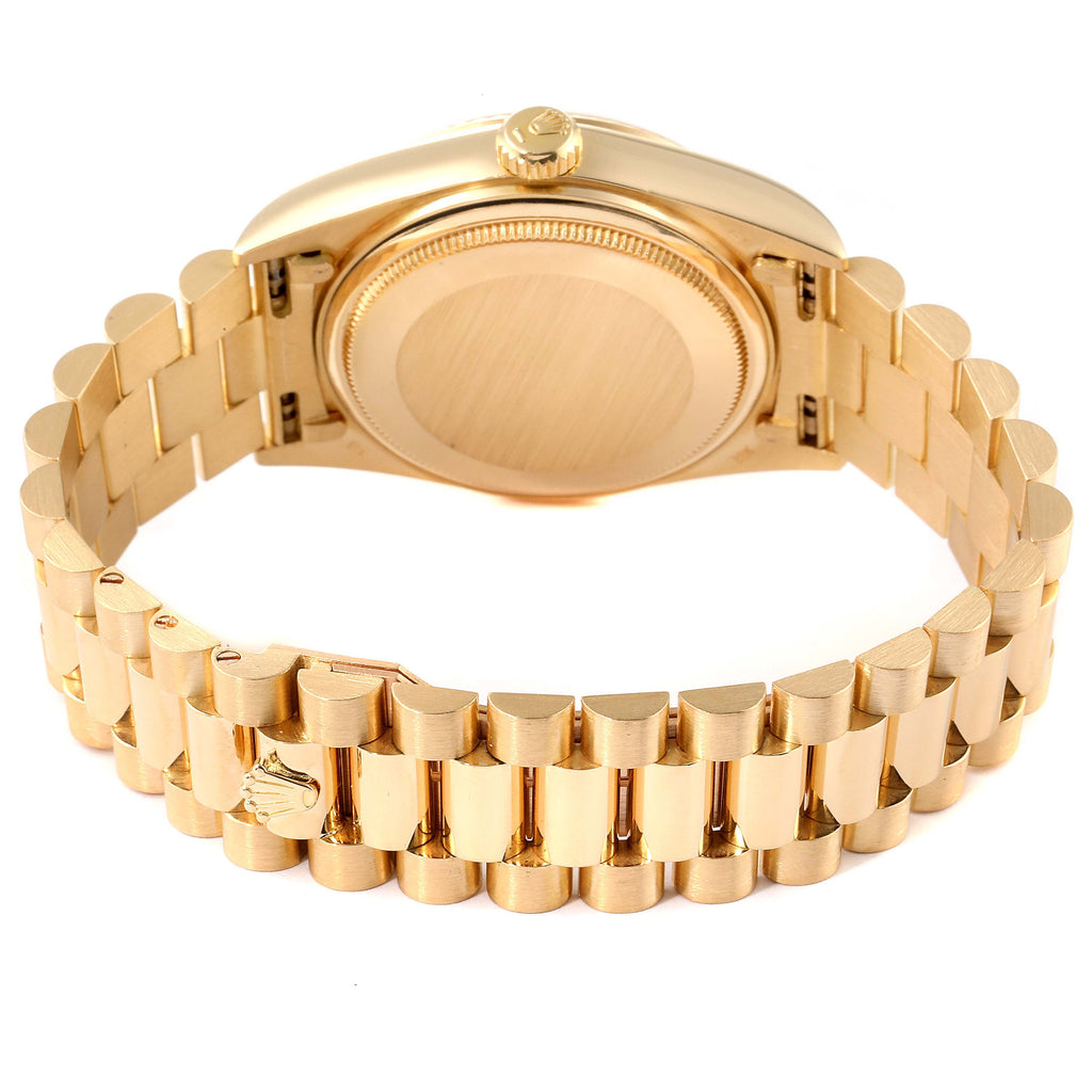 Rolex President Day-Date 36mm 18k Yellow Gold Mens Watch 18038