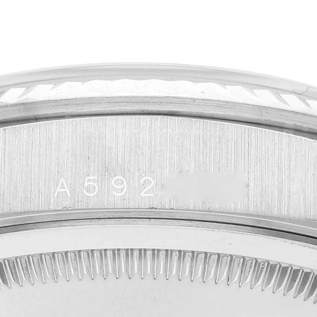 Rolex President Day-Date 36mm White Gold Diamond Mens Watch 18239 Box Papers
