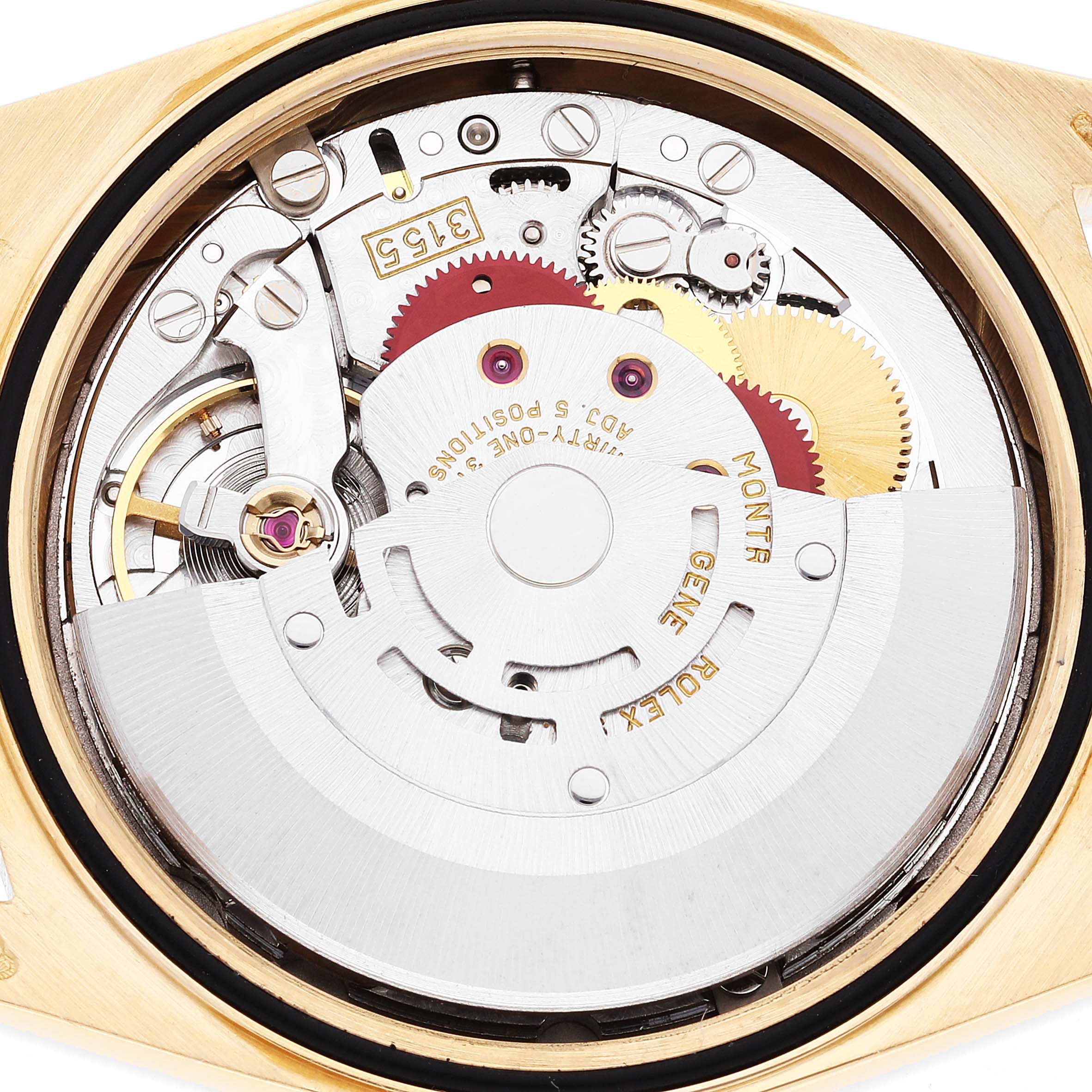 Rolex President Day-Date 36mm Yellow Gold Diamond Dial Mens Watch 18238