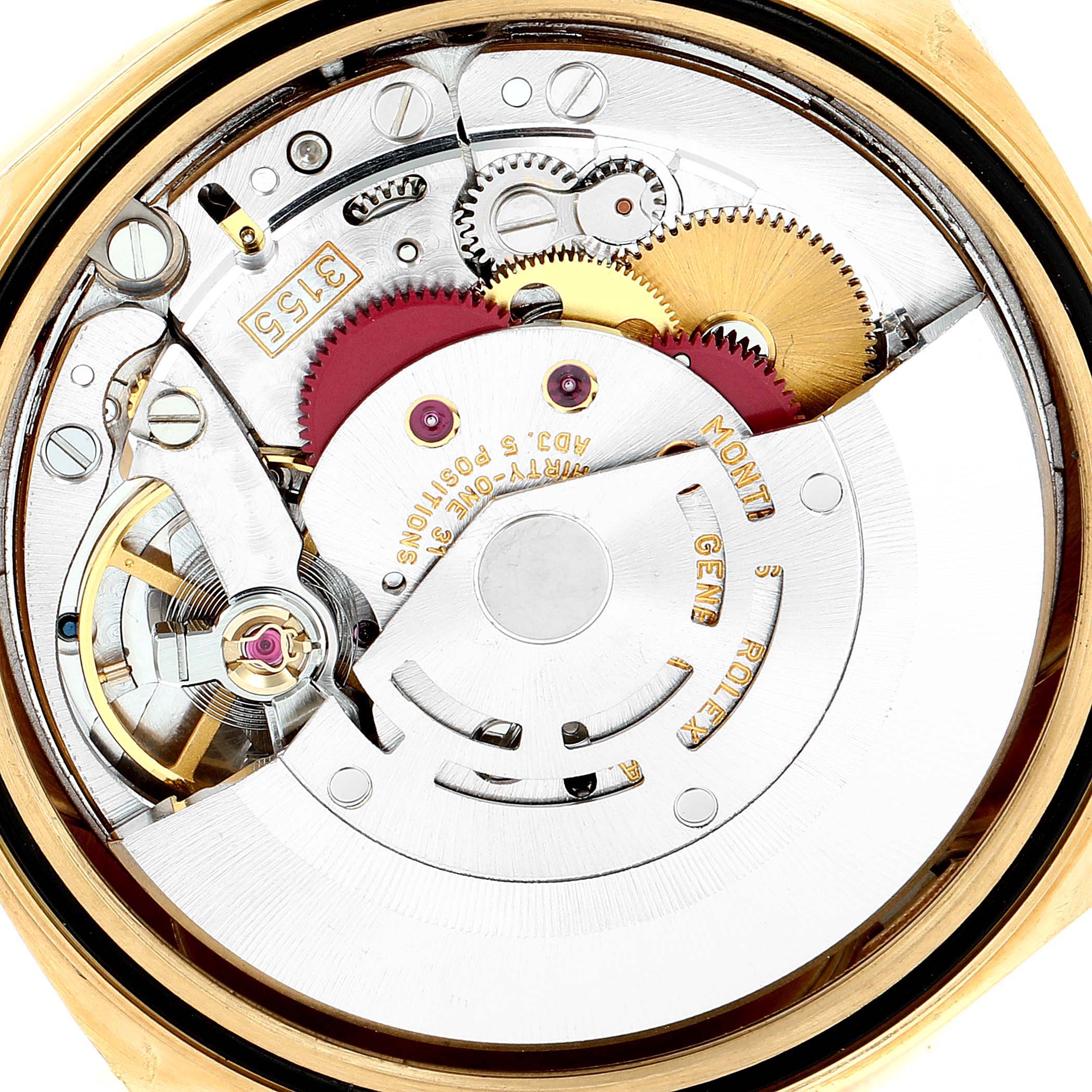 Rolex President Day-Date 36mm Yellow Gold Diamond Mens Watch 18238 Box Papers