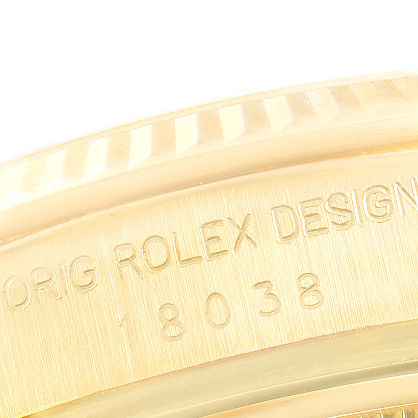 Rolex President Day-Date 36mm Yellow Gold Mens Watch 18038 Papers