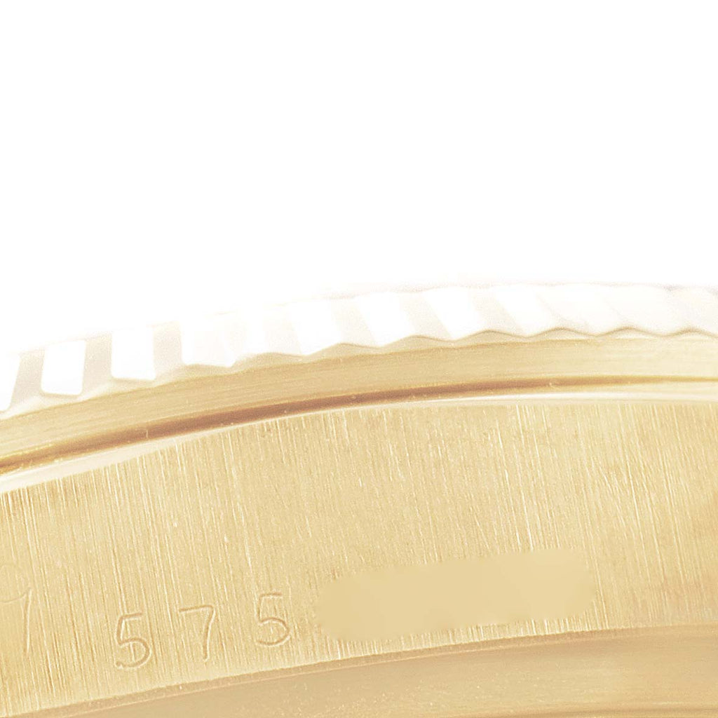 Rolex President Day-Date 36mm Yellow Gold Silver Dial Mens Watch 18038
