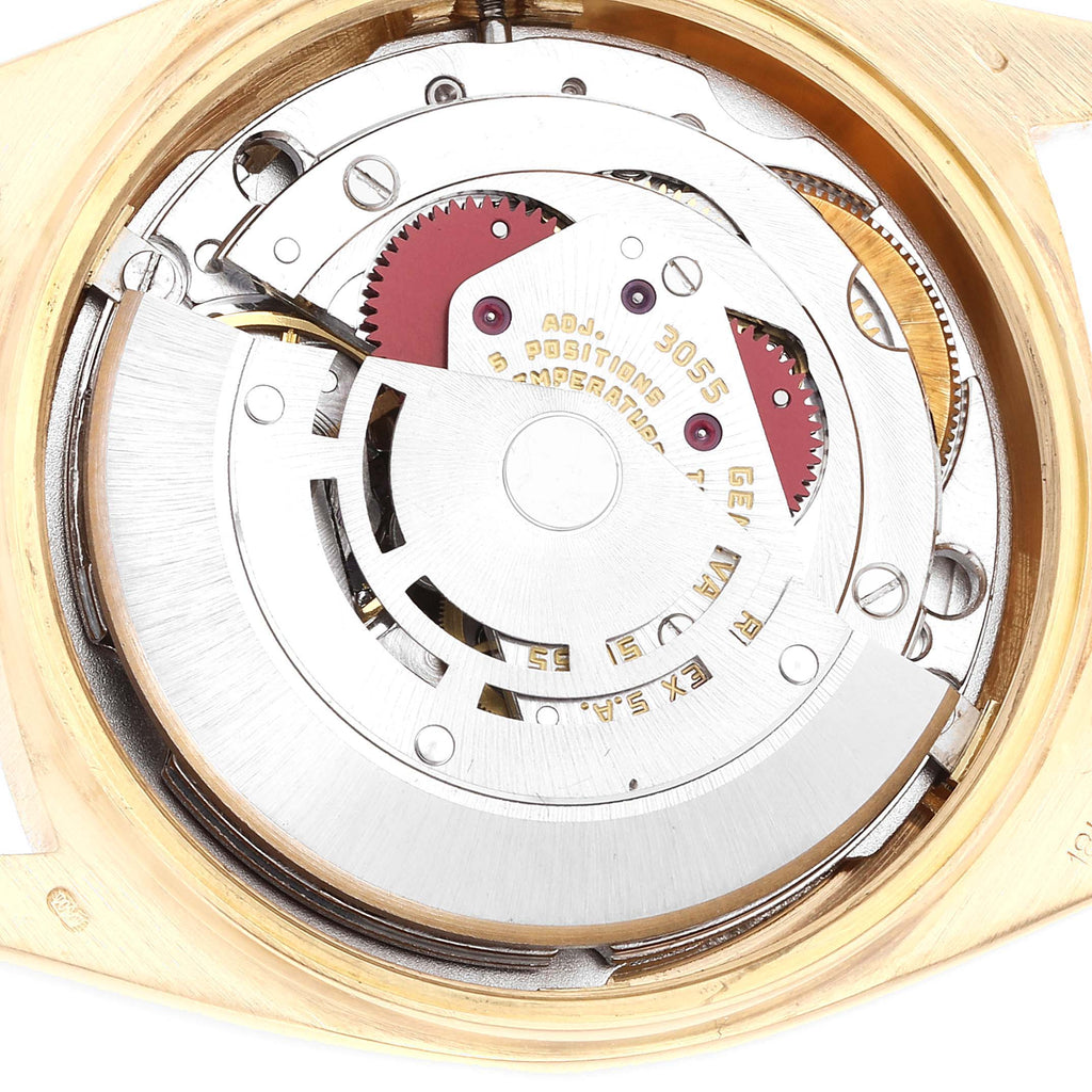 Rolex President Day-Date 36mm Yellow Gold White Dial Mens Watch 18038