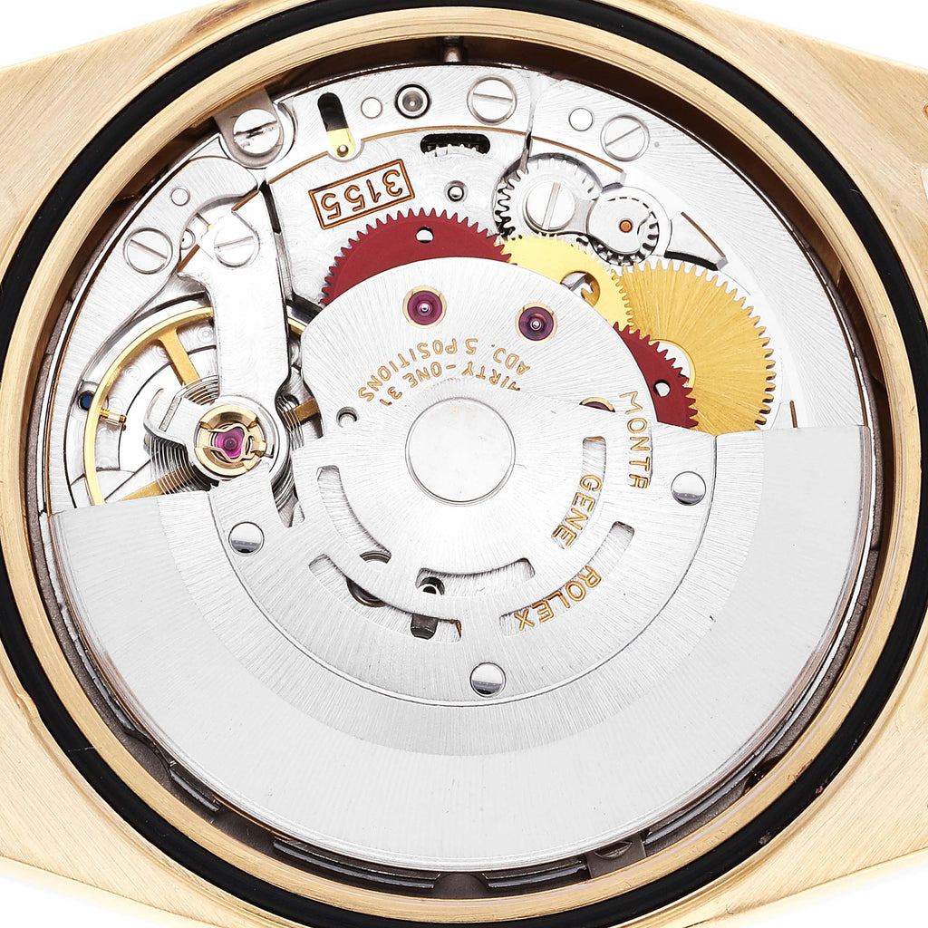 Rolex President Day-Date 36mm Yellow Gold White Dial Mens Watch 18238