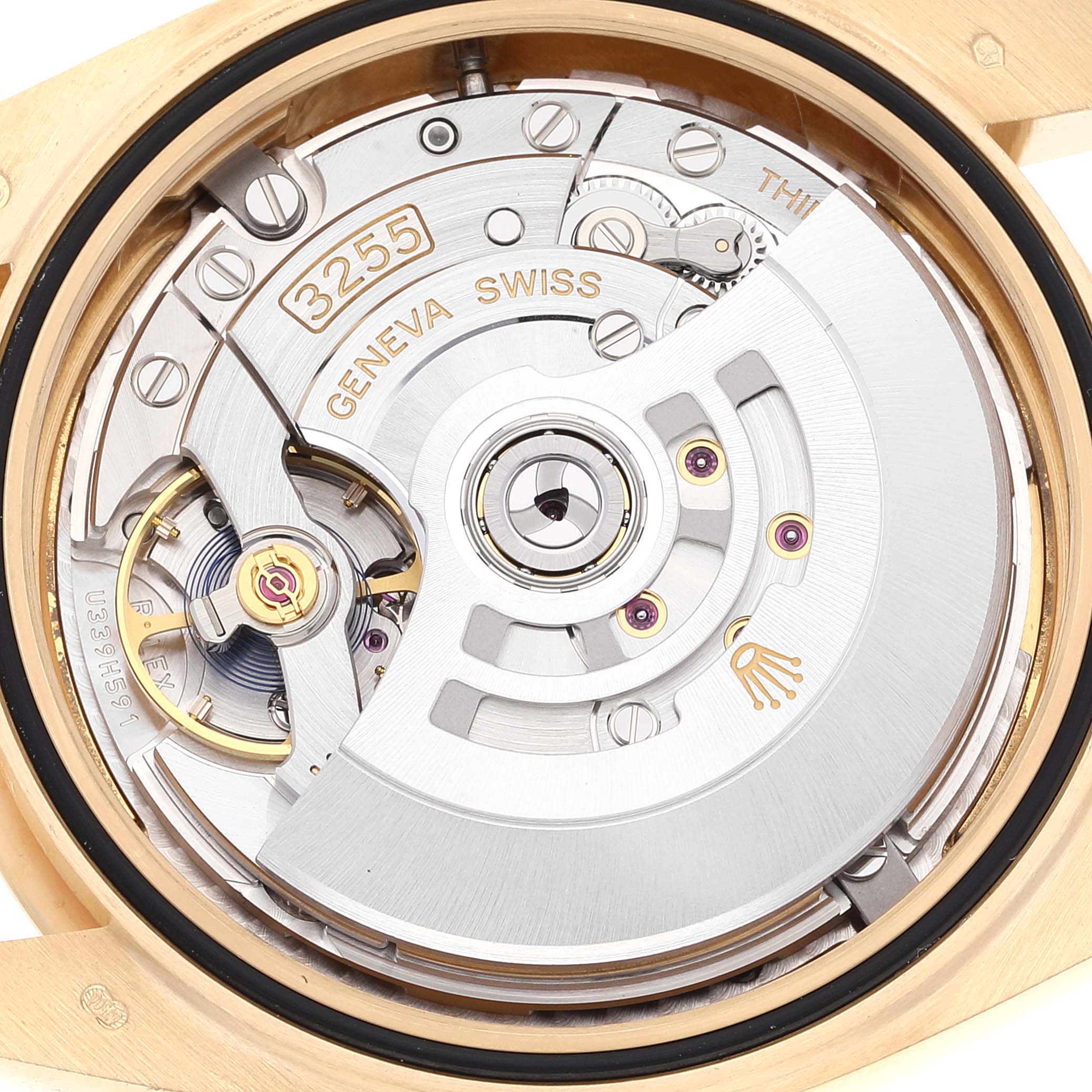 Rolex President Day-Date 40 Yellow Gold White Dial Mens Watch 228238 Box Card
