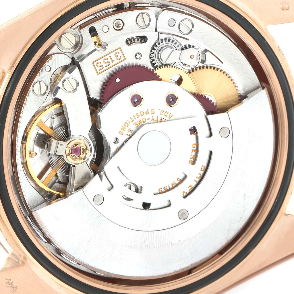 Rolex President Day Date Everose Gold MOP Dial Mens Watch 118235 Box Papers