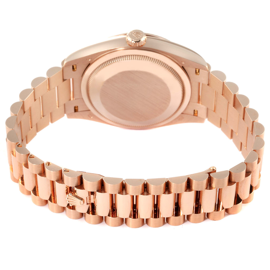 Rolex President Day Date Rose Gold MOP Dial Mens Watch 128235 Unworn
