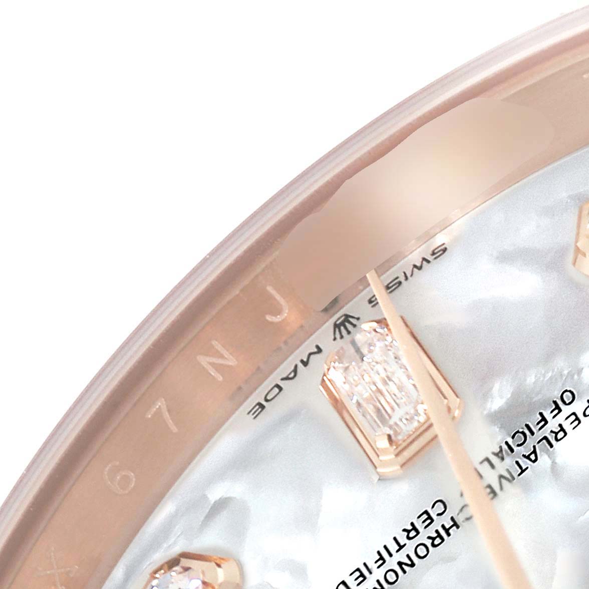 Rolex President Day Date Rose Gold MOP Dial Mens Watch 128235 Unworn