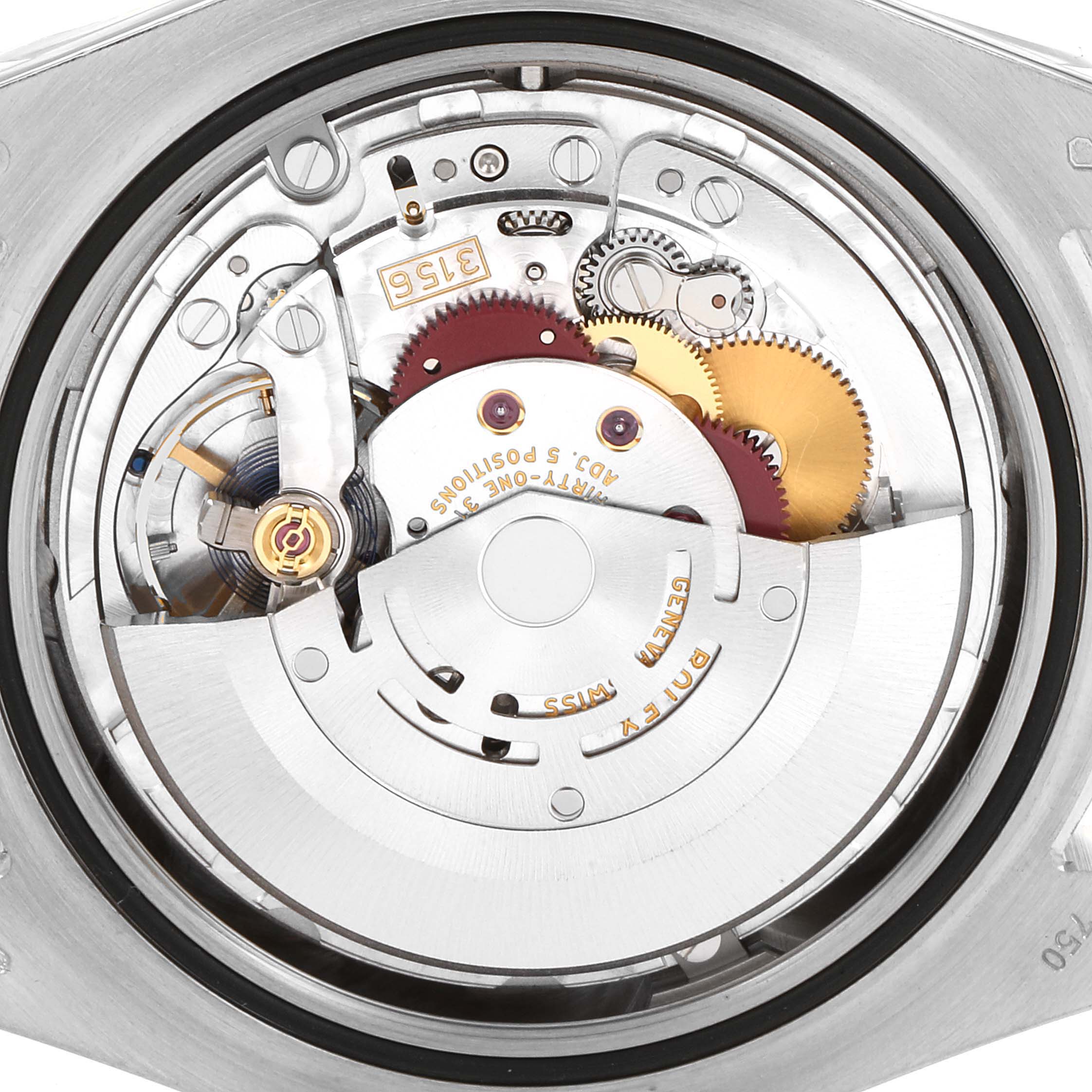 Rolex President Day-Date II White Gold Blue Dial Mens Watch 218239 Box Card