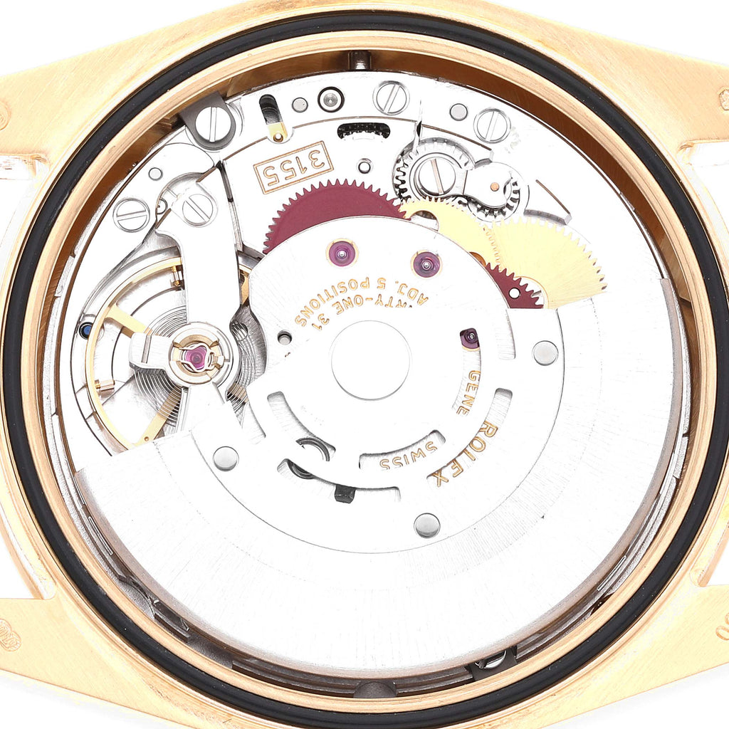 Rolex President Day-Date MOP Diamond Myriad Dial Mens Watch 118388 Box Card