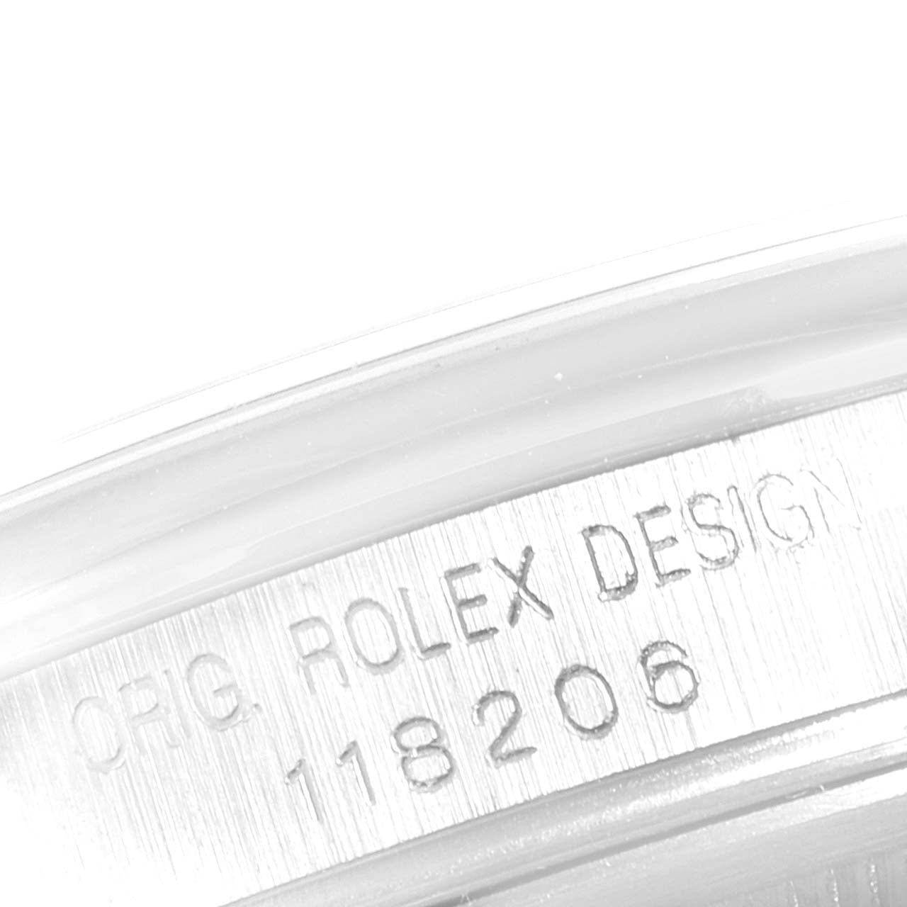 Rolex President Day-Date Platinum Diamond Dial Mens Watch 118206