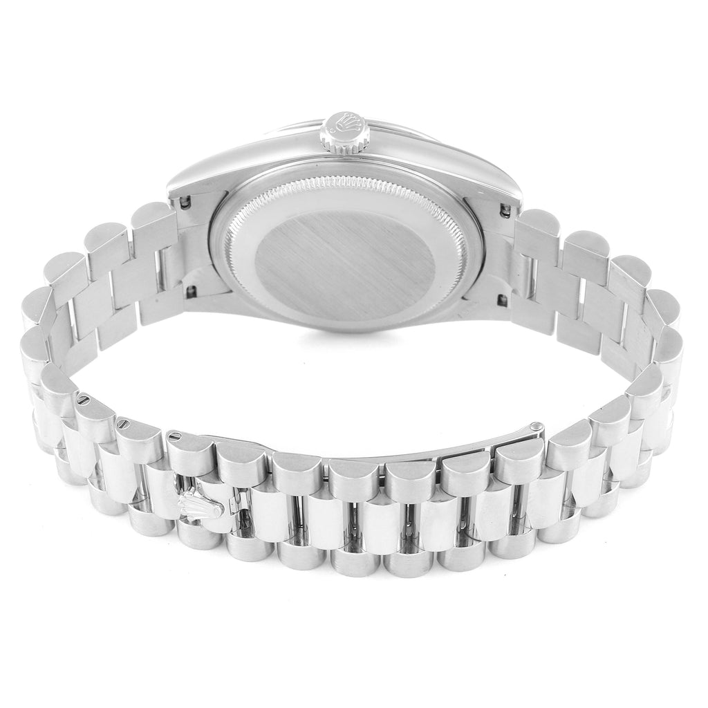 Rolex President Day-Date Platinum Diamond Dial Mens Watch 118206