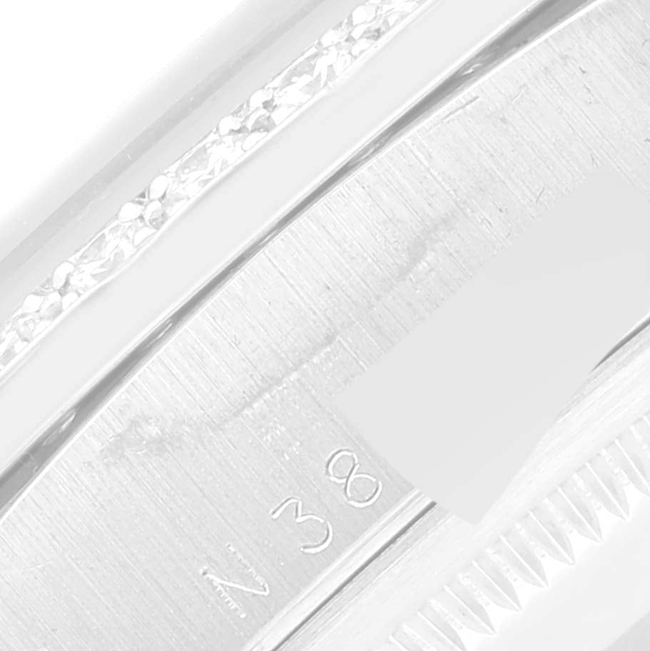 Rolex President Day-Date Platinum Diamond Mens Watch 18346 Box Service Papers