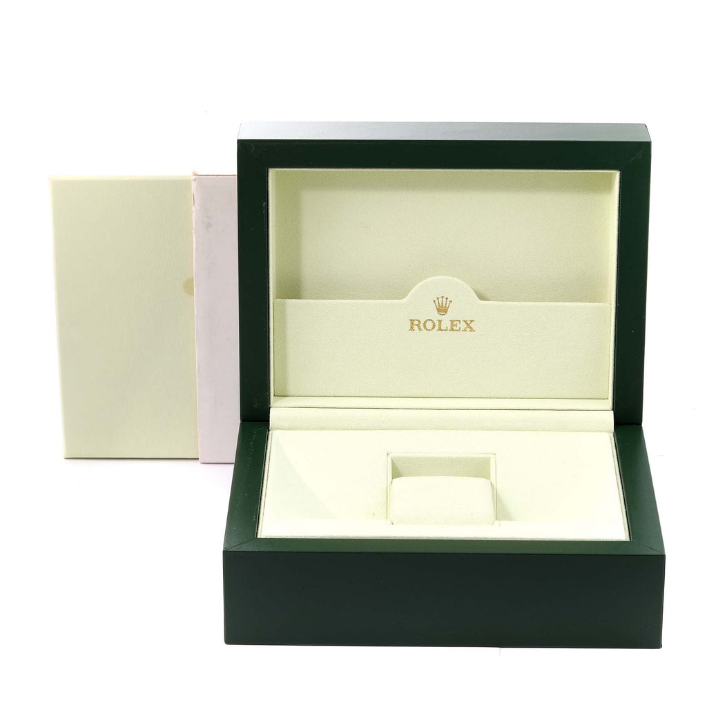 Rolex President Day-Date Platinum Ice Blue Diamond Dial Bezel Mens Watch 118346
