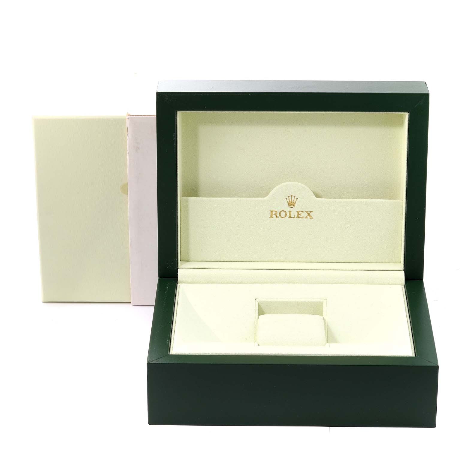 Rolex President Day-Date Platinum Ice Blue Diamond Dial Bezel Mens Watch 118346