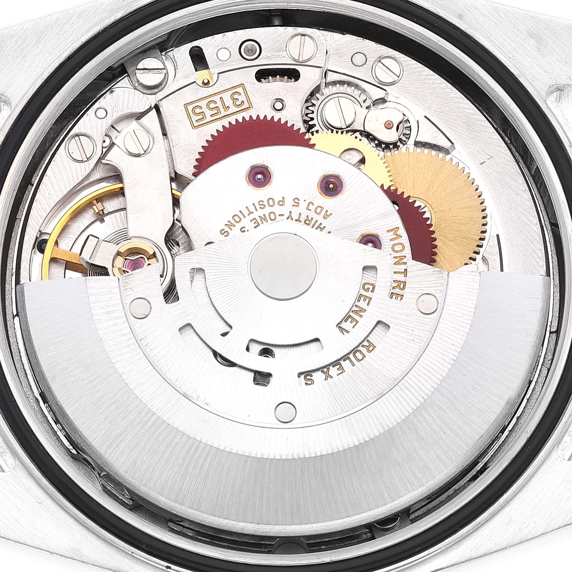 Rolex President Day-Date Platinum Silver Diamond Dial Mens Watch 118206