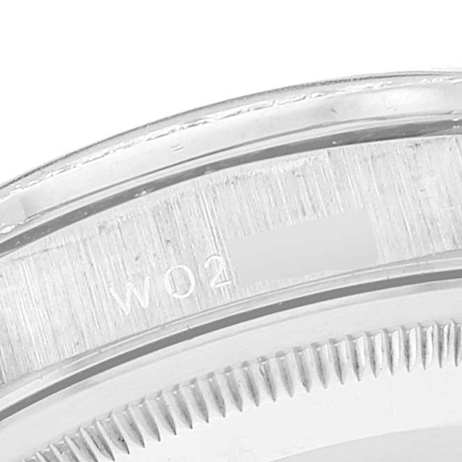 Rolex President Day-Date Silver Dial Platinum Diamond Mens Watch 18346