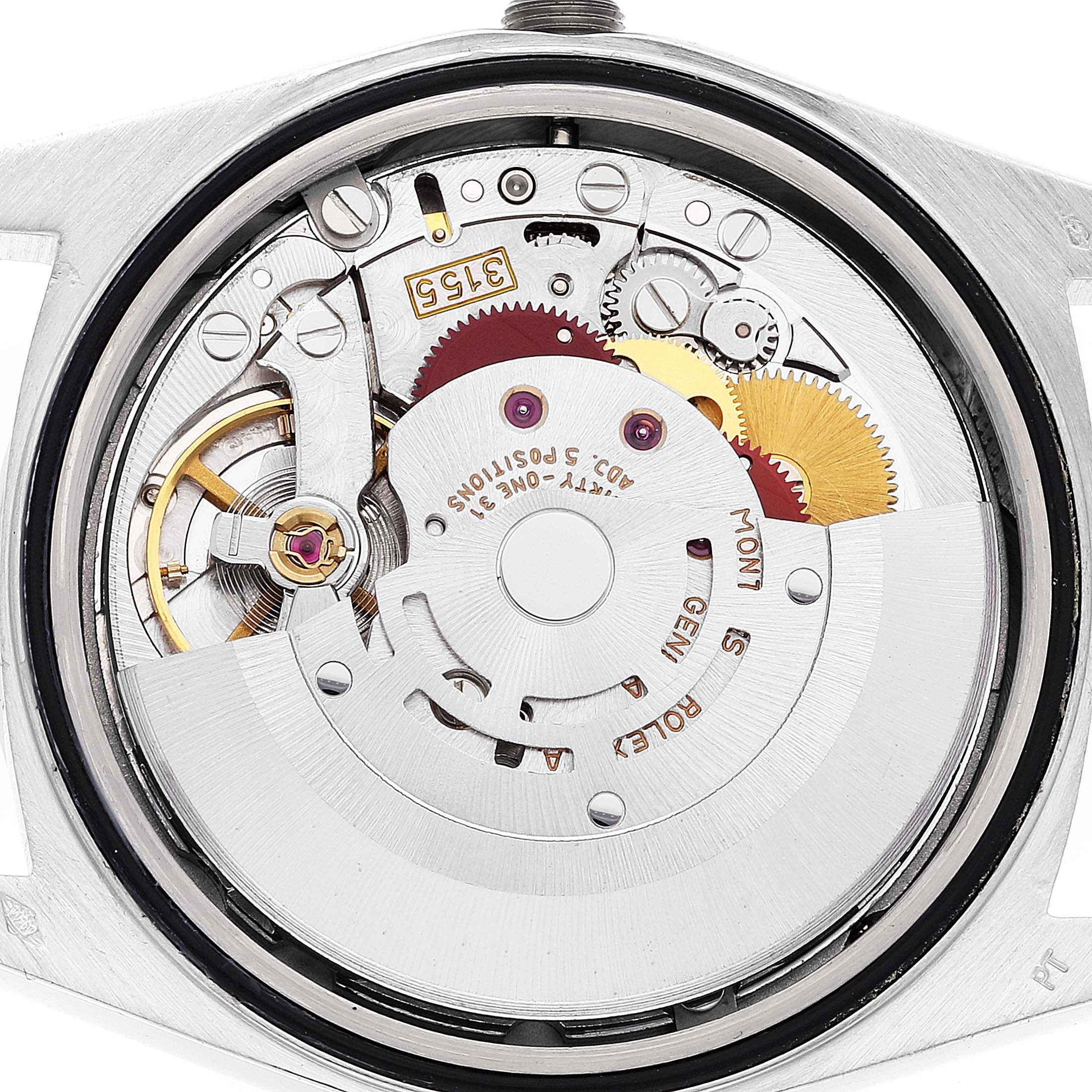 Rolex President Day-Date Platinum Diamond Dial Bezel Mens Watch 18346