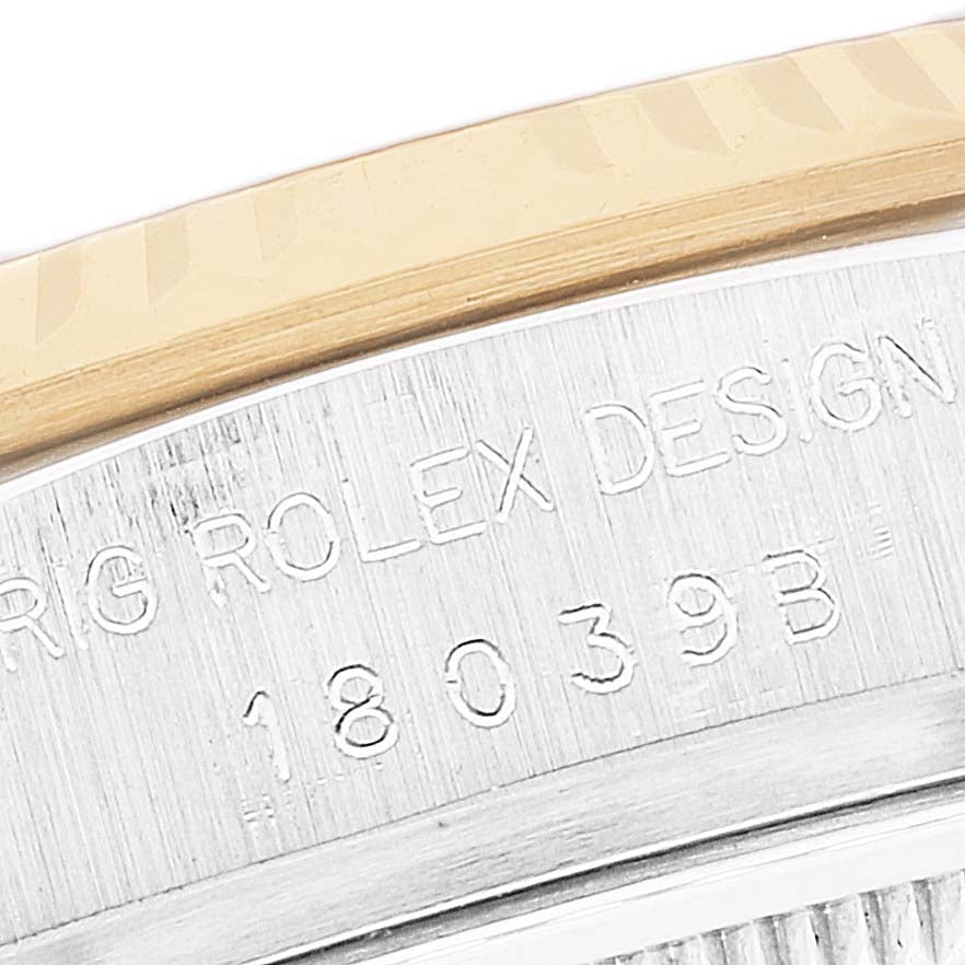 Rolex President Day-Date Tridor White Yellow Rose Gold Diamond Watch 18039
