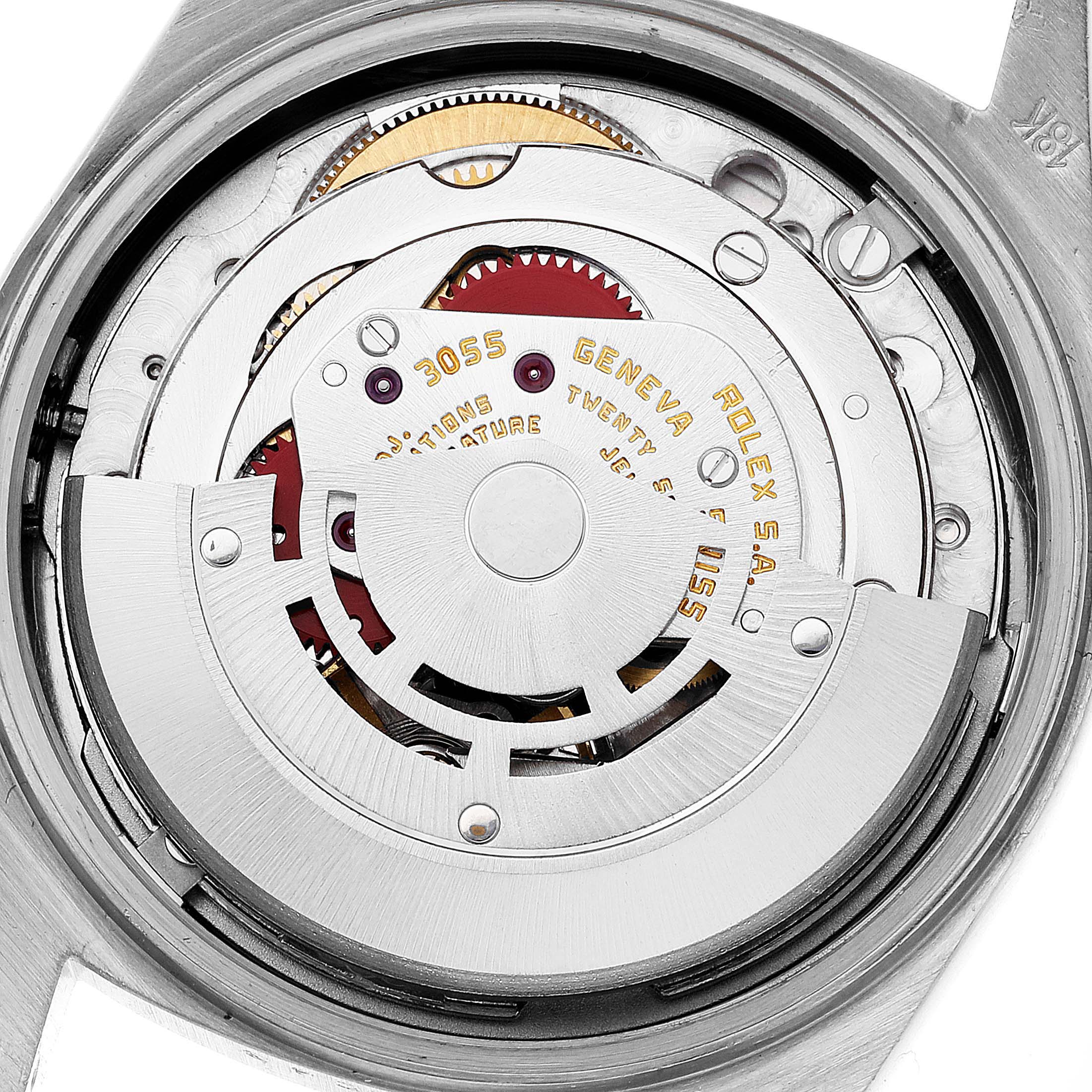 Rolex President Day-Date Tridor White Yellow Rose Gold Diamond Watch 18039