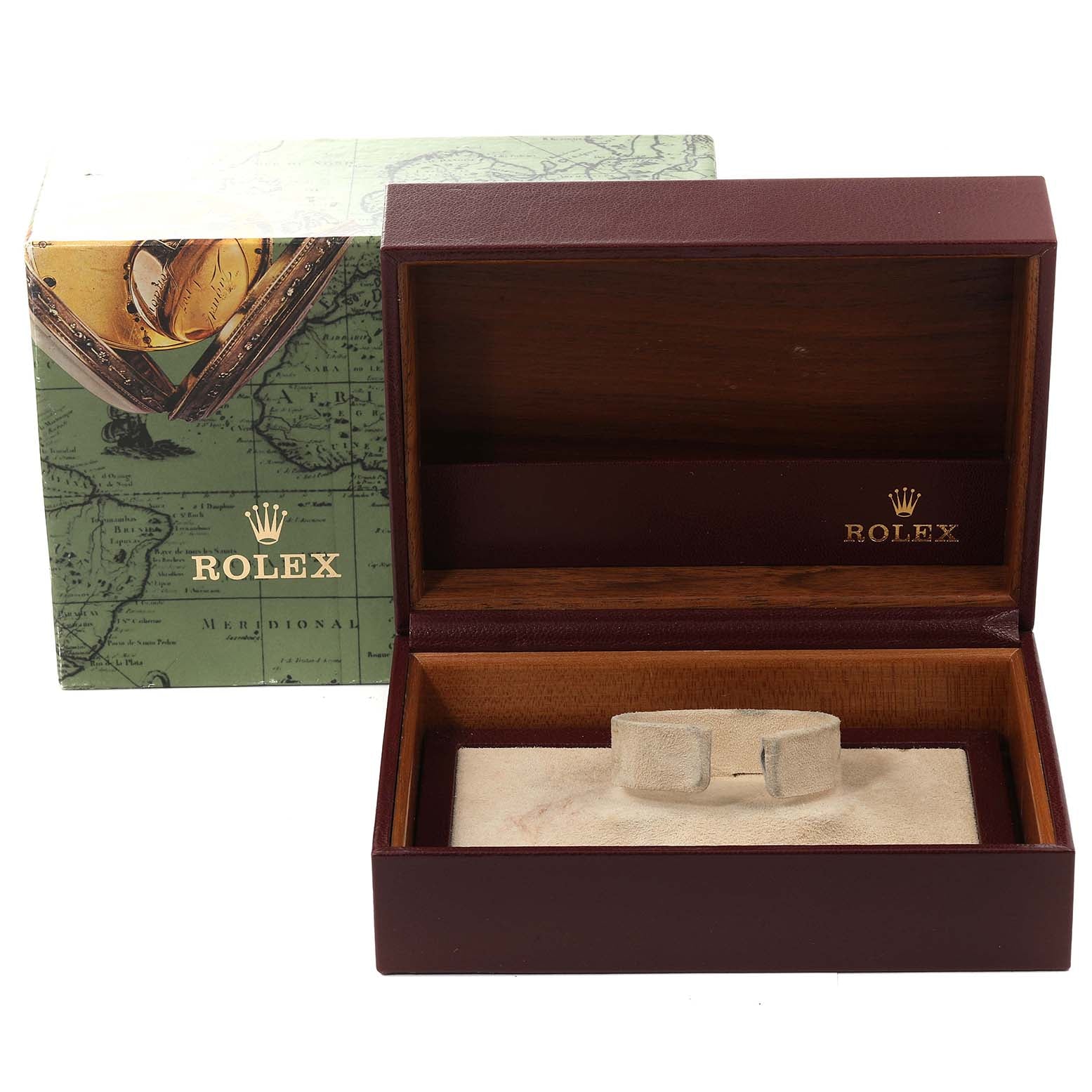Rolex President Day-Date Tridor White Yellow Rose Gold Diamond Watch 18039
