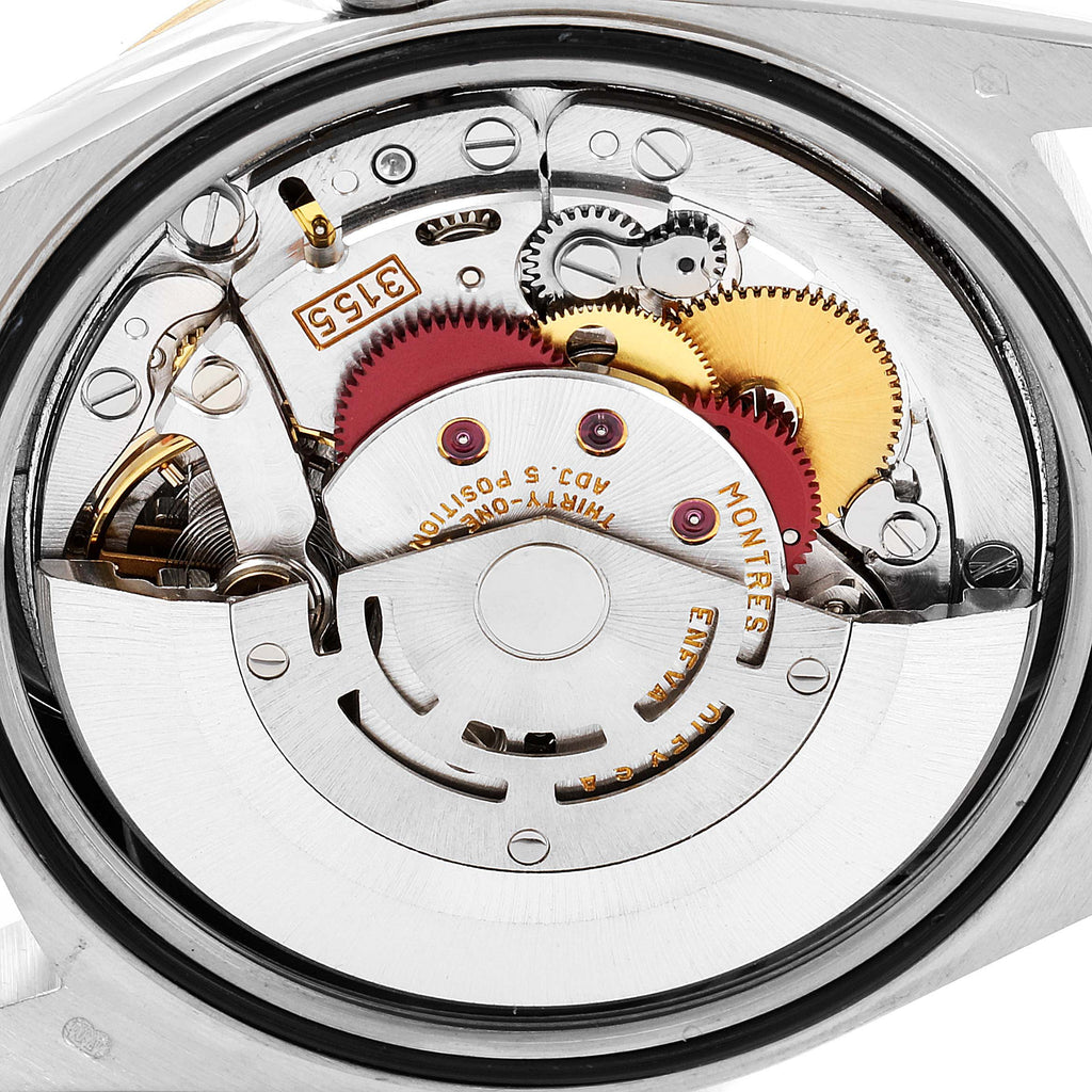 Rolex President Day-Date Tridor White Yellow Rose Gold Mens Watch 18239