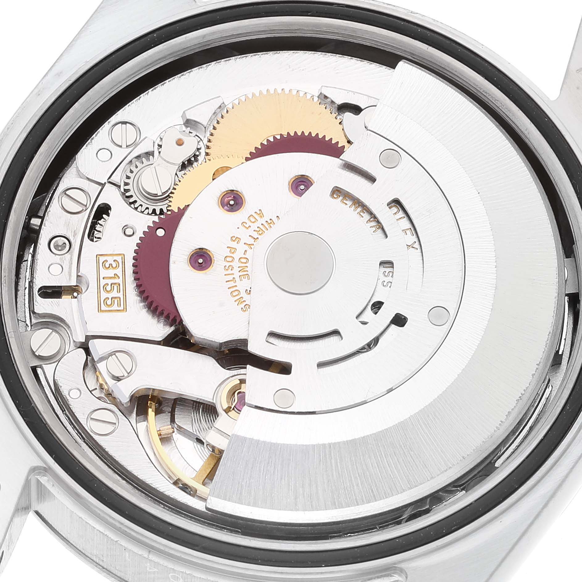Rolex President Day-Date White Gold Diamond Dial Mens Watch 118239 ONE LINK ADDED