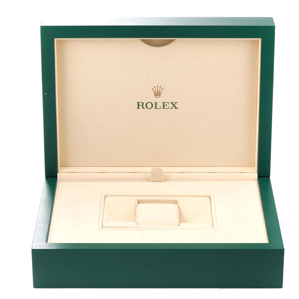 Rolex President Day-Date White Gold Diamond Dial Mens Watch 118239 ONE LINK ADDED