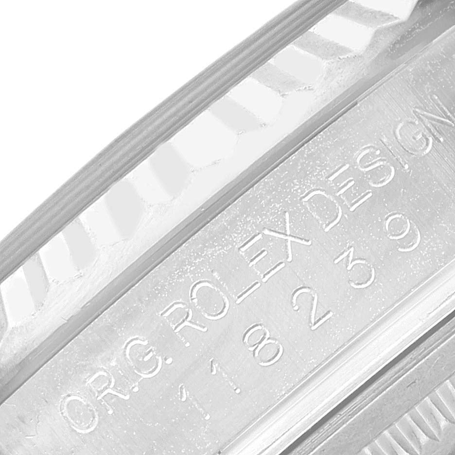Rolex President Day-Date White Gold Diamond Dial Mens Watch 118239 Box Card