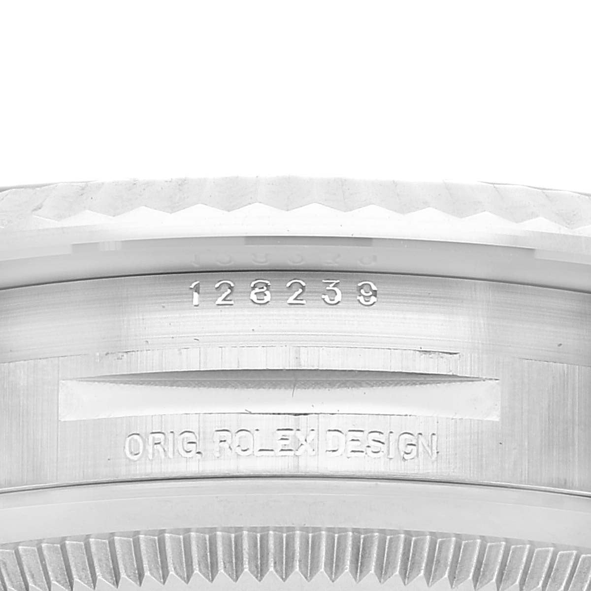 Rolex President Day-Date White Gold Diamond Dial Mens Watch 128239 Box Card