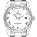 Rolex President Day-Date White Gold Mens Watch 118239 Box Card + 2 Extra links