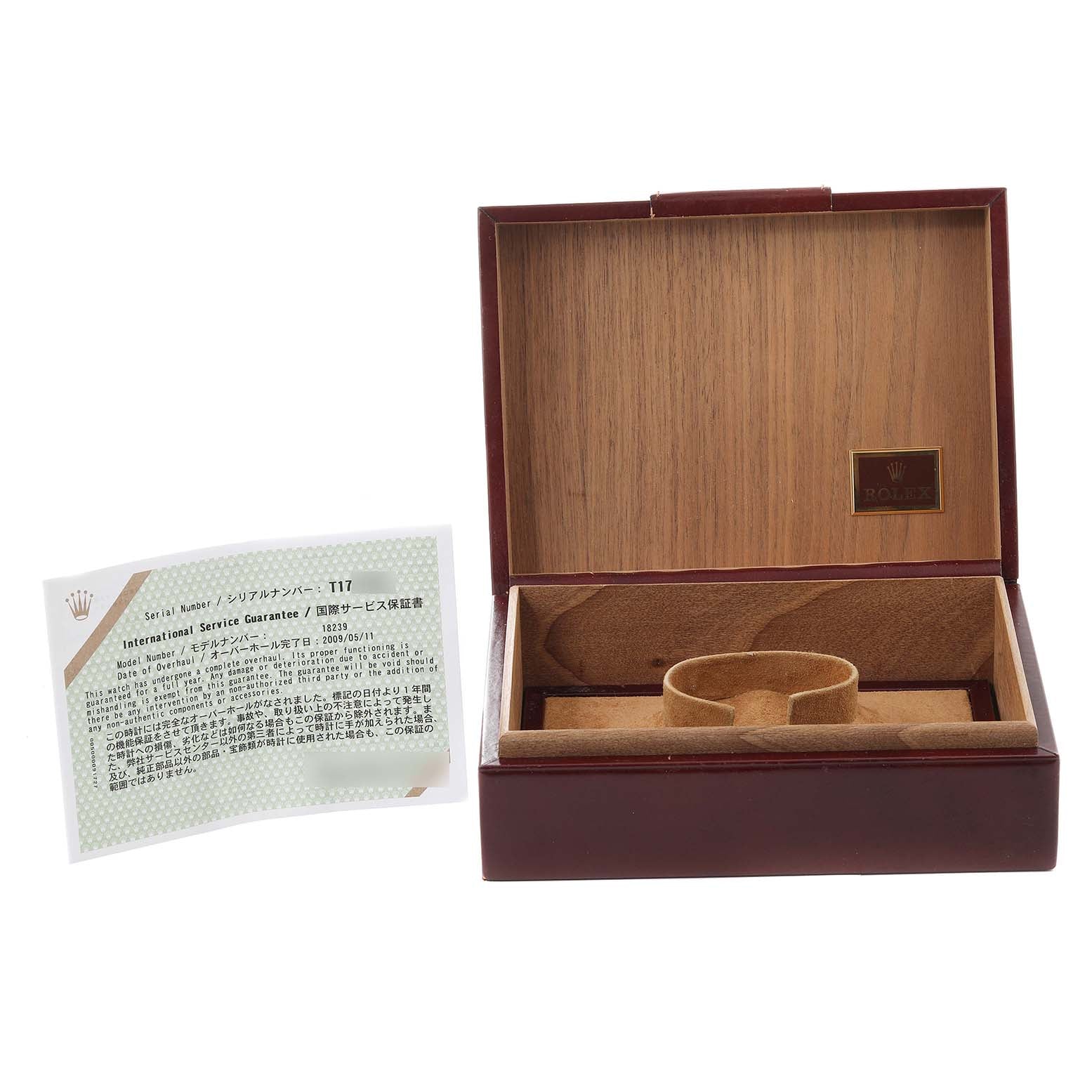 Rolex President Day-Date White Gold Mens Watch 18239 Box Service Papers