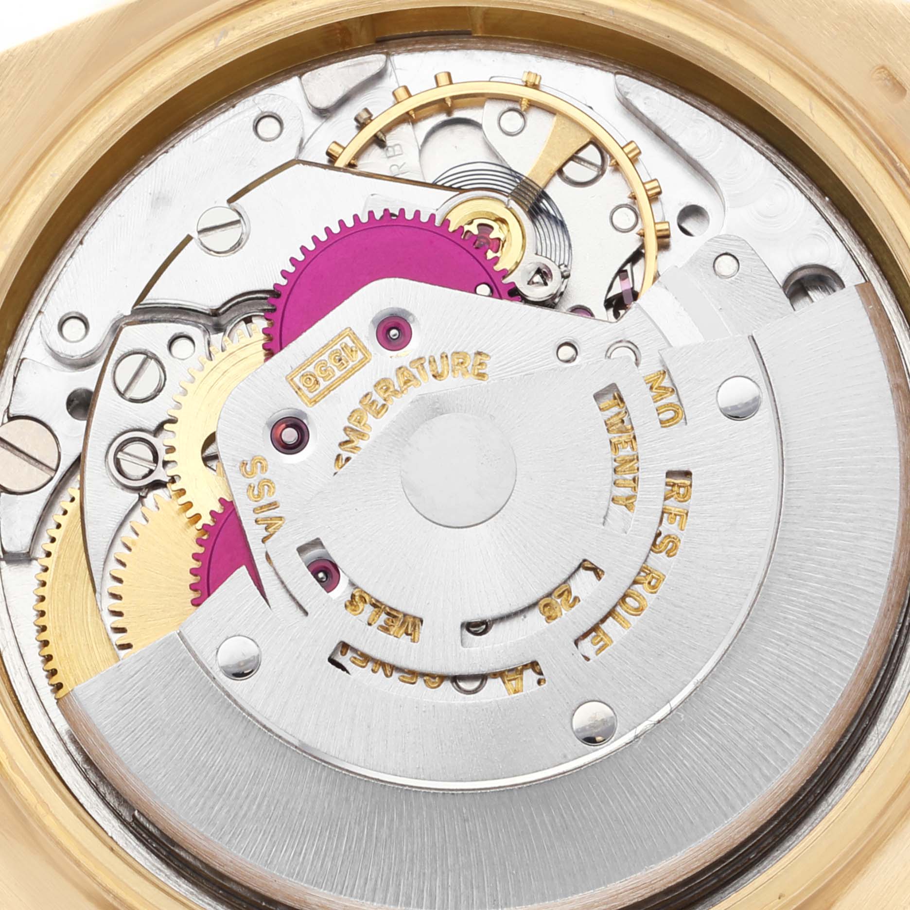Rolex President Day-Date Wide Yellow Vintage Gold Mens Watch 1803